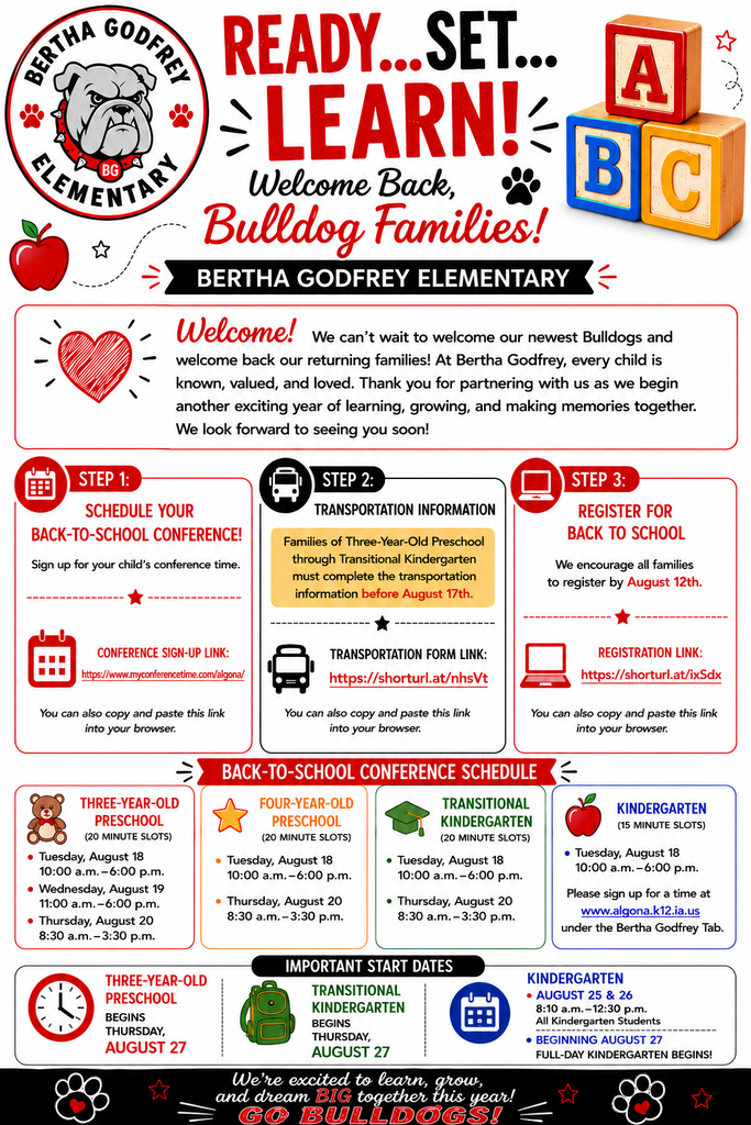 Back to School at Bertha Godfrey