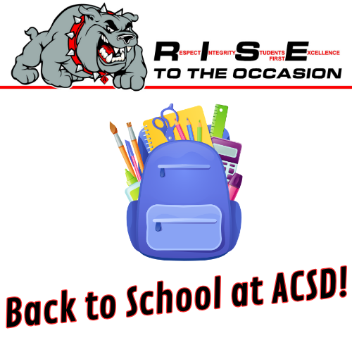 Back to School at ACSD