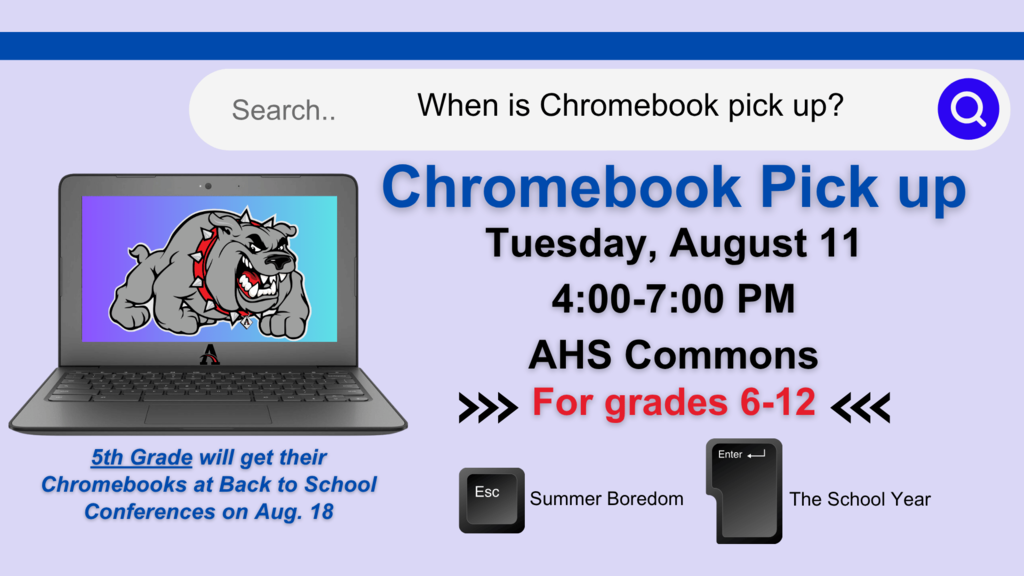 Chromebook Pick up August 11