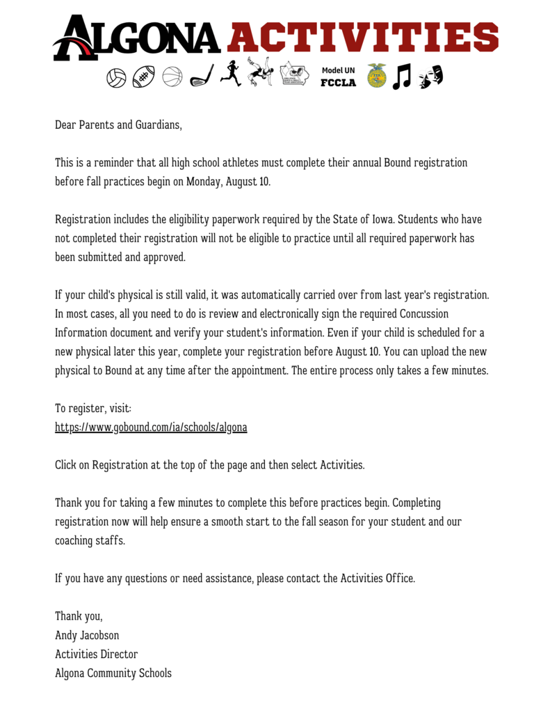 Participation Letter from AD- English