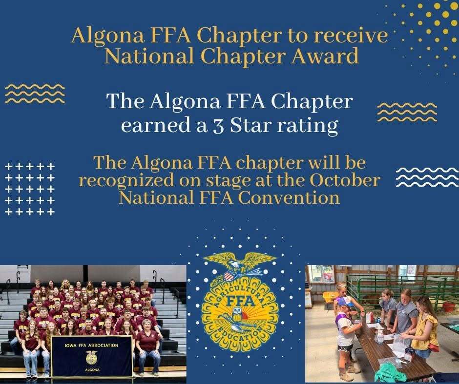 Algona FFA receives National Award