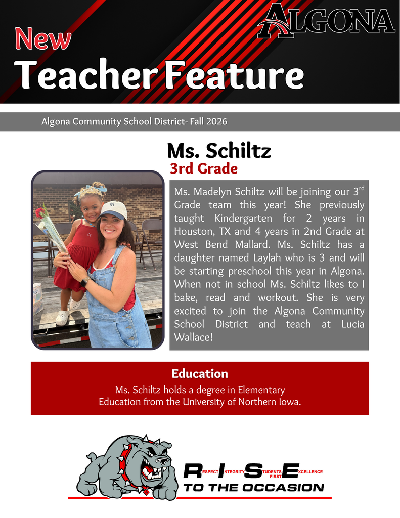 New Teacher Feature- Ms. Schiltz