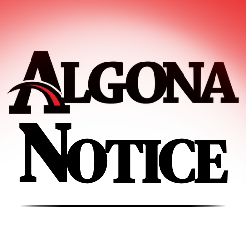 Algona Notice