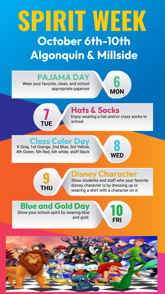 Next week is Spirit Week!