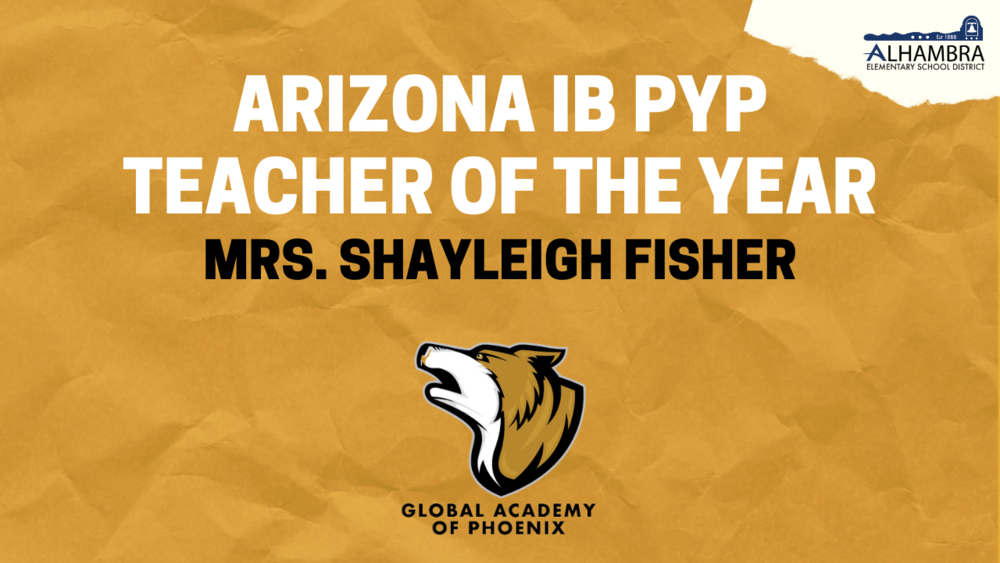 Arizona IB Teacher of the Year Graphic