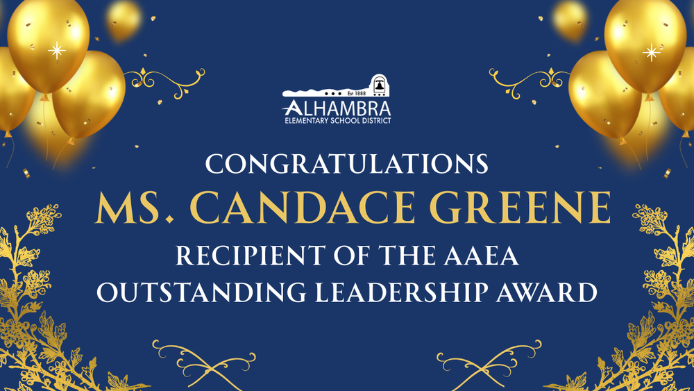 Graphic congratulating Ms. Greene