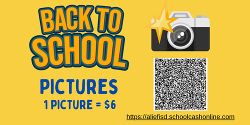 Yellow flyer with pic of camera