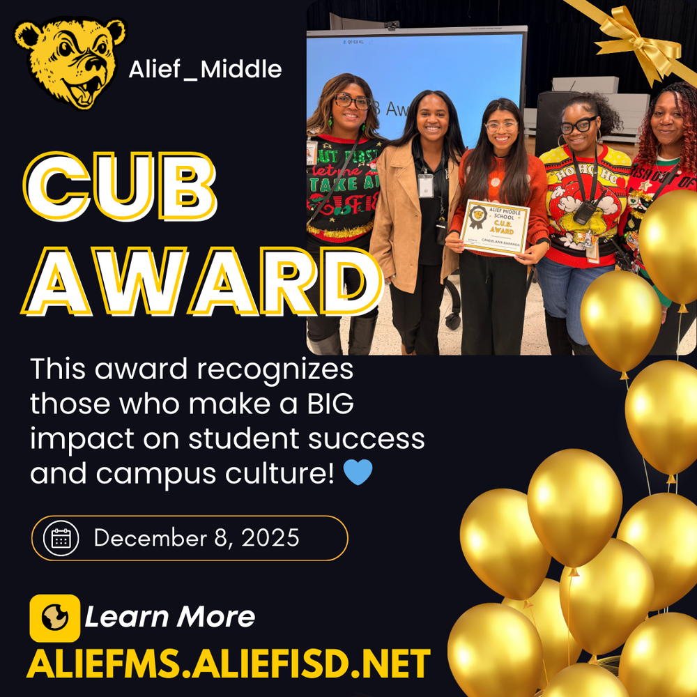 CUB Award for December | Ms. Baranda