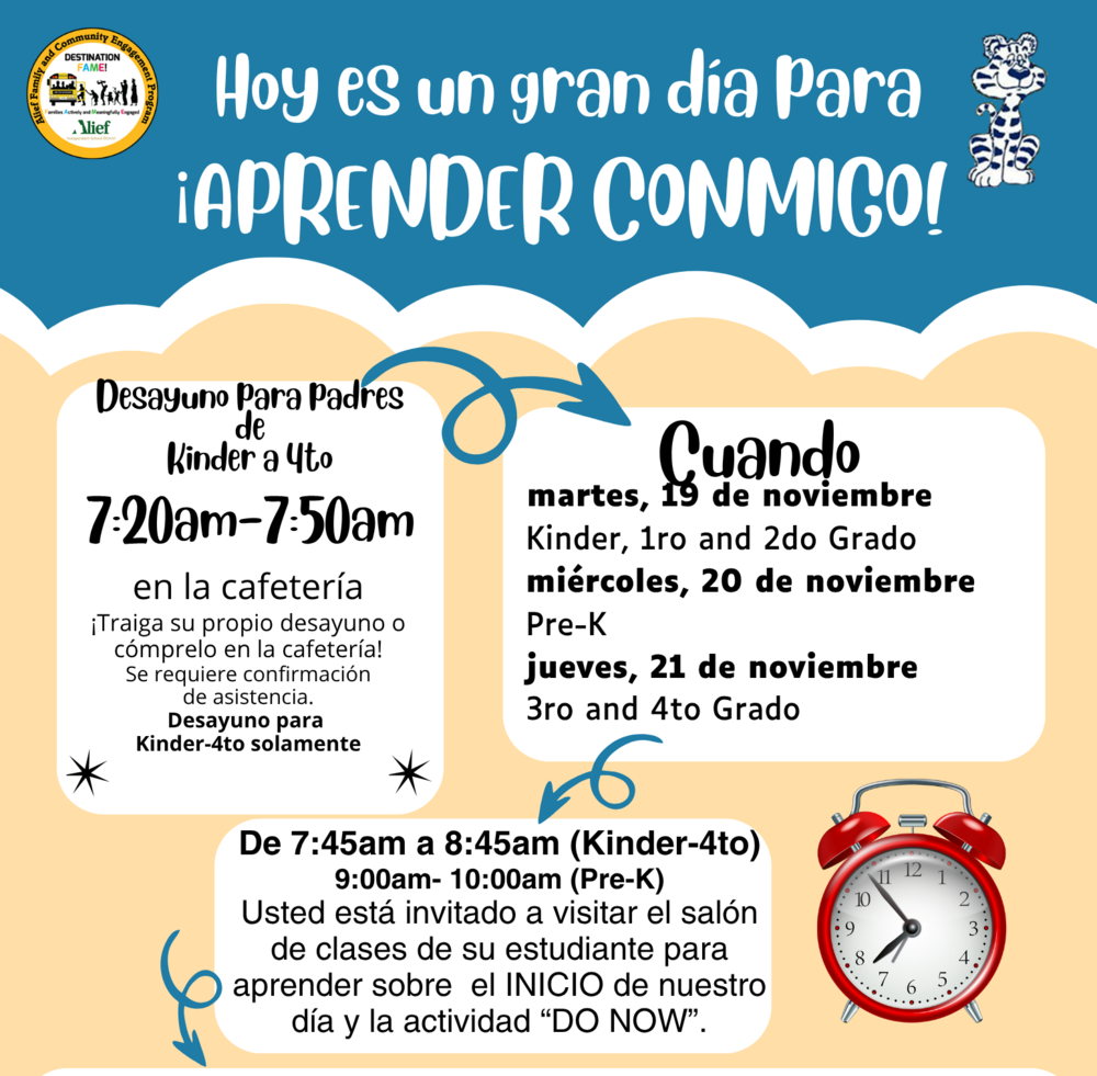 Family engagement flier