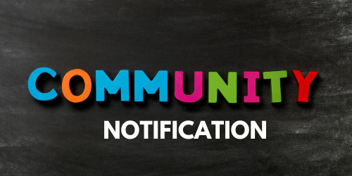 word community in block letters