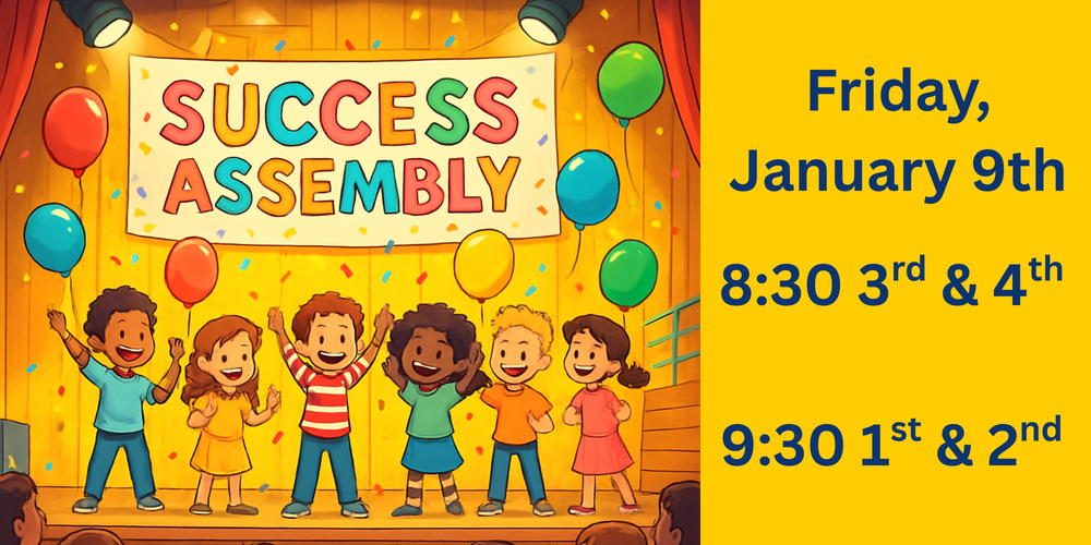 Cartoon children cheering and holding balloons