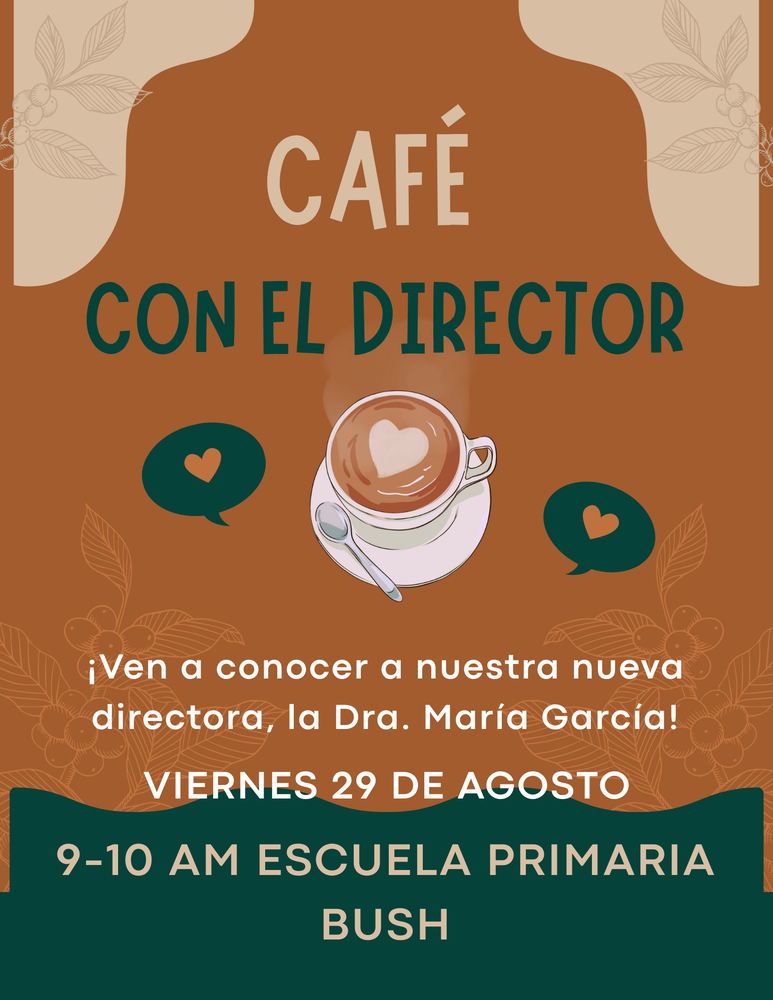 Cafe con la Directora