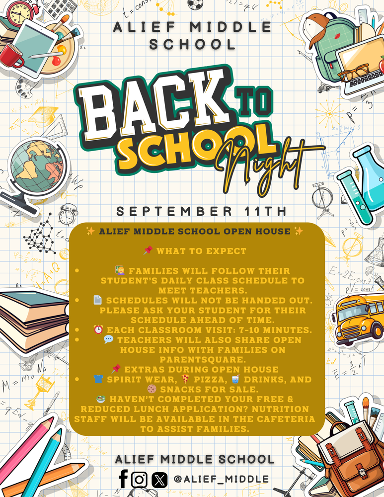 Open House Night Flyer 
