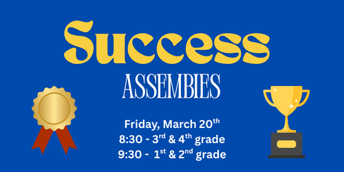 blue banner yellow letters