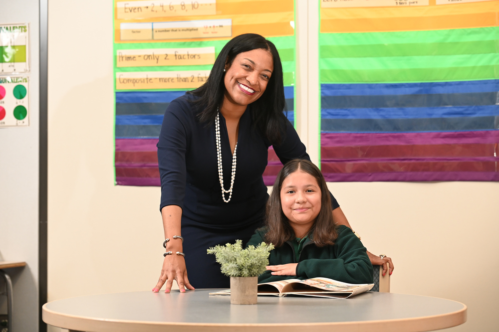 principal and student