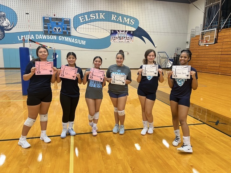 Mighty Ram Volleyball Athletes of the Week!