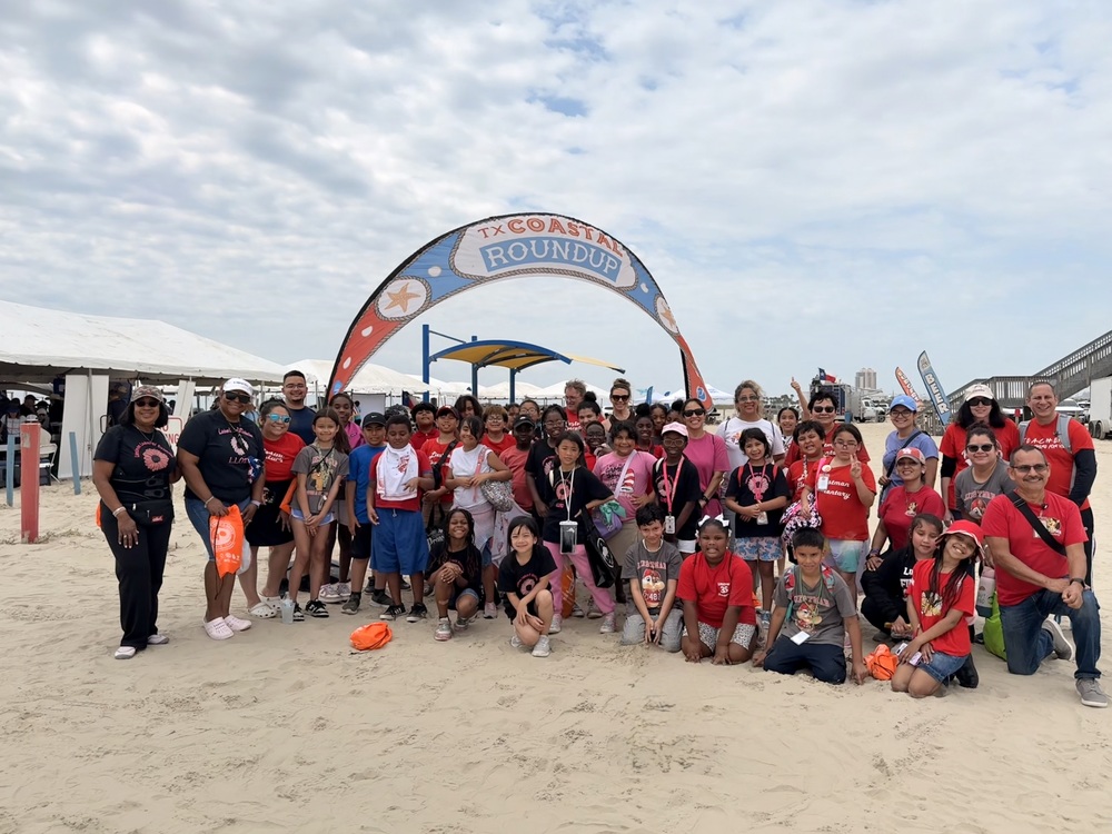 Liestman Students at Galveston Beach