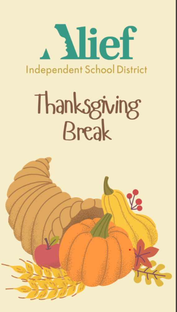 Alief Thanksgiving Break 