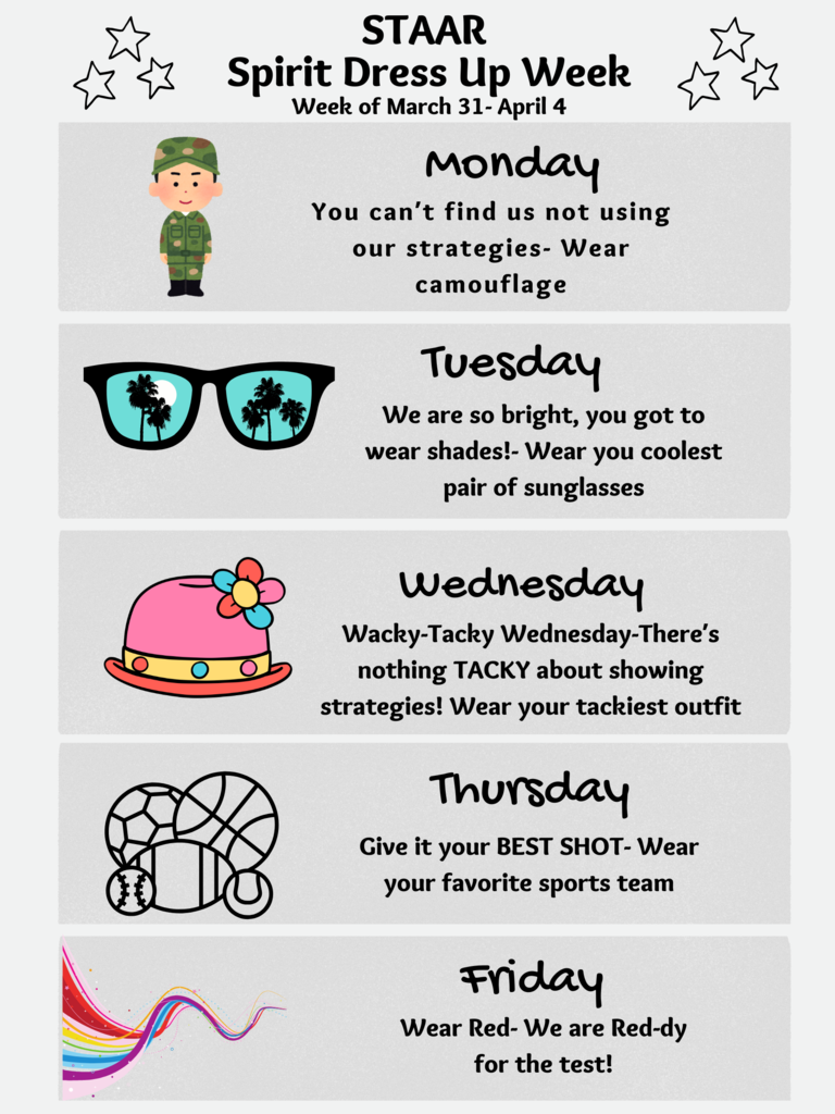 STAAR Spirit Week