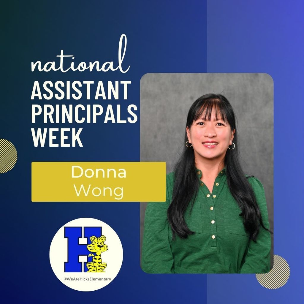 Ms. Wong on a blue background