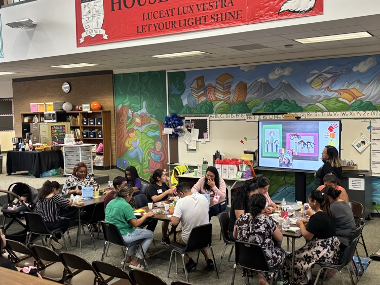 Opening day at the family center here at Martin Elementary