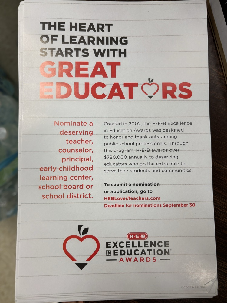 excellence in education award information 