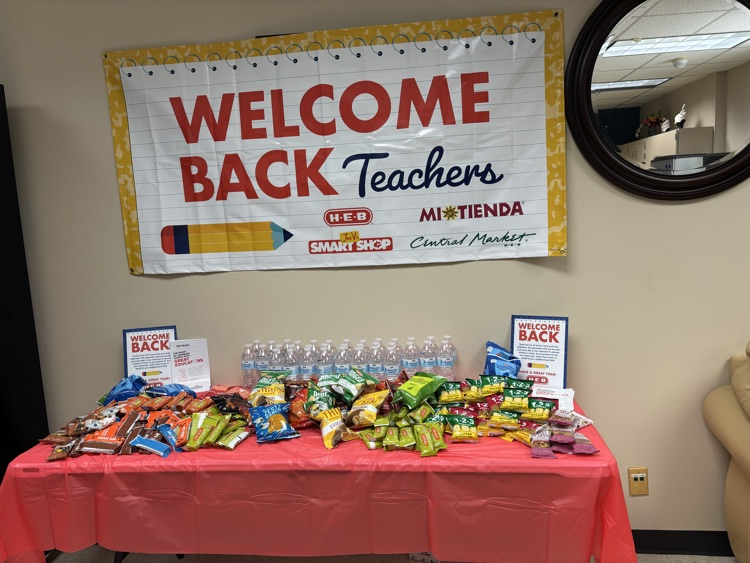 Martin staff ready to enjoy snacks provided by our community partner H-E-B