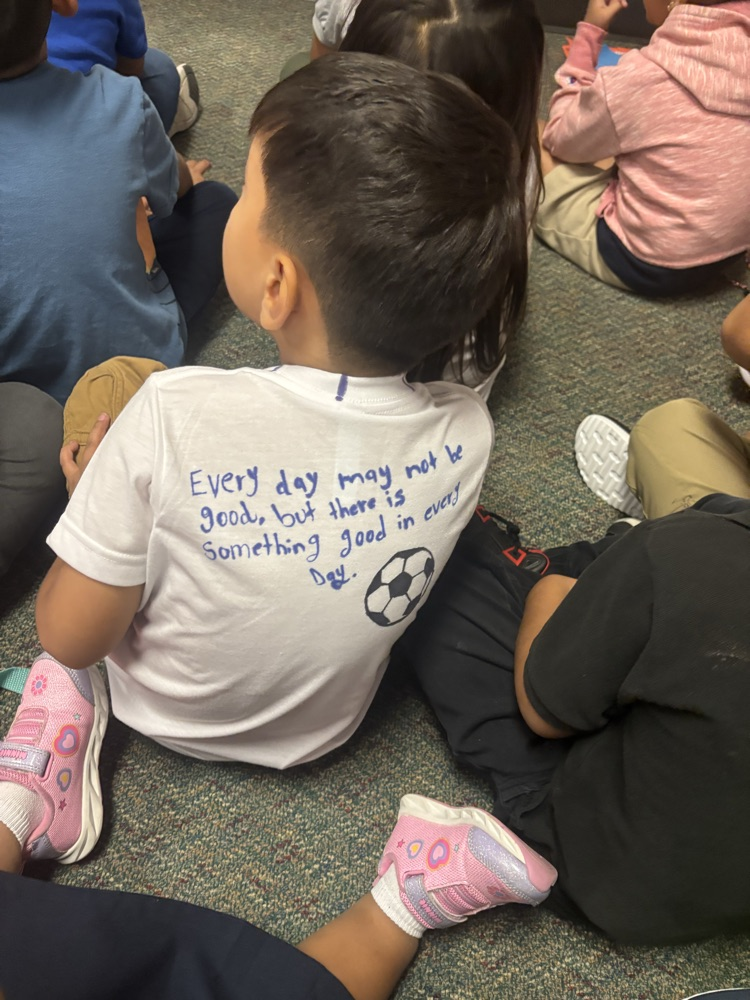 students celebrating dot day 