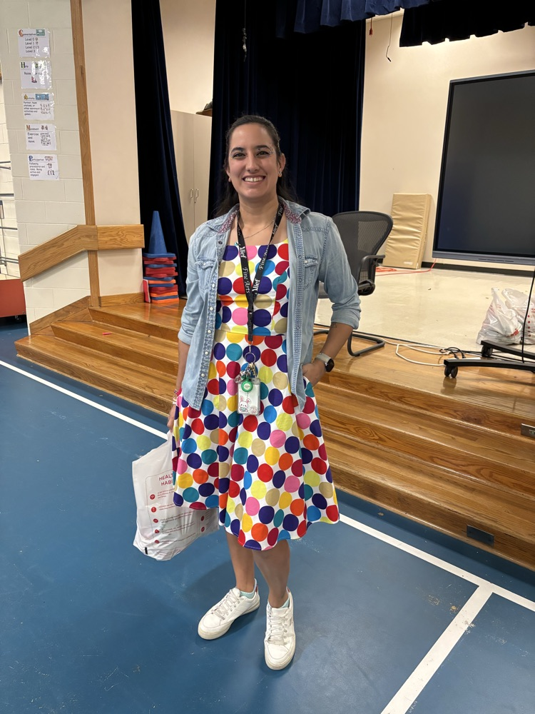 staff celebrating dot day