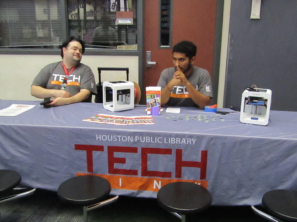 Houston Public Library 3D Printer team