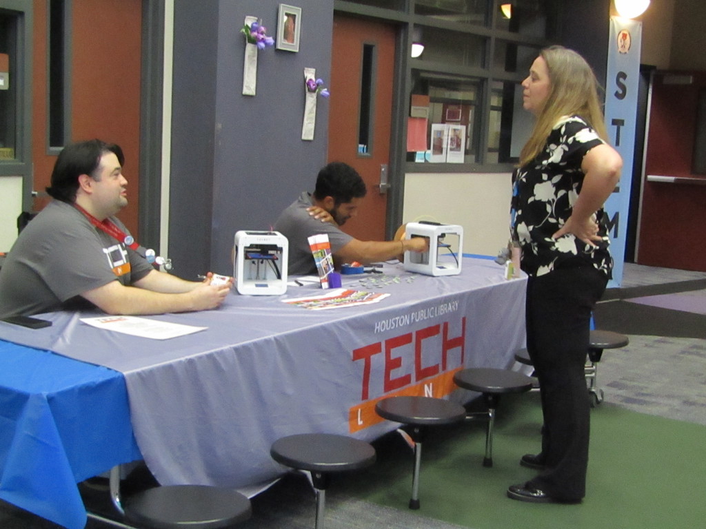 Houston Public Library 3D Printer team