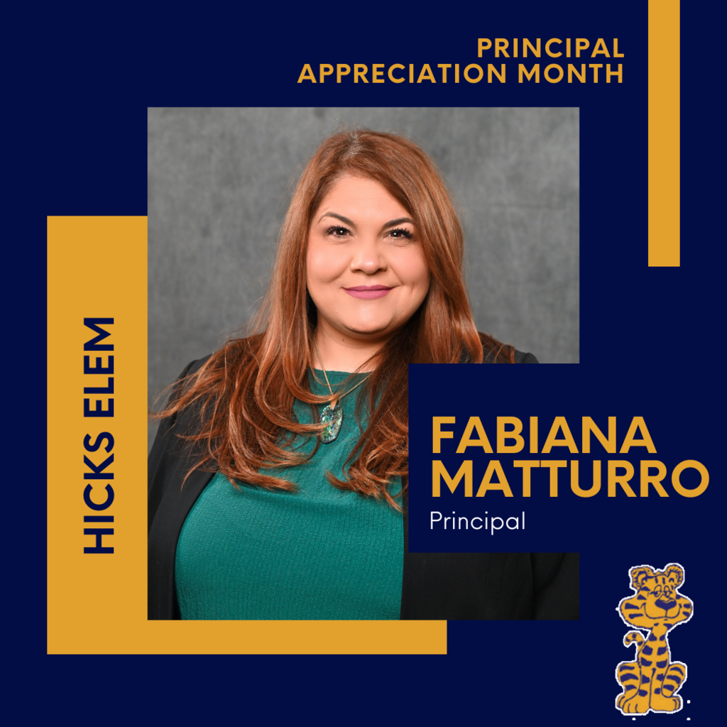 Hicks Elementary principal Ms. Fabiana Matturro