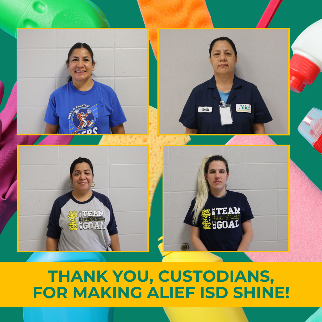 Thank you, custodians, for making Alief shine!
