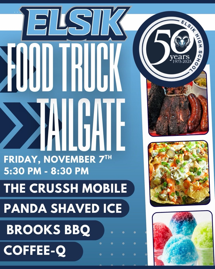 Ram Nation Tailgate The celebration continues with our 50-Year Food Truck Tailgate at Crump Stadium near the High Star Drive entrance. Thursday, November 7 5:30 PM β 6:30 PM Come out and support our community as we honor five decades of excellence.