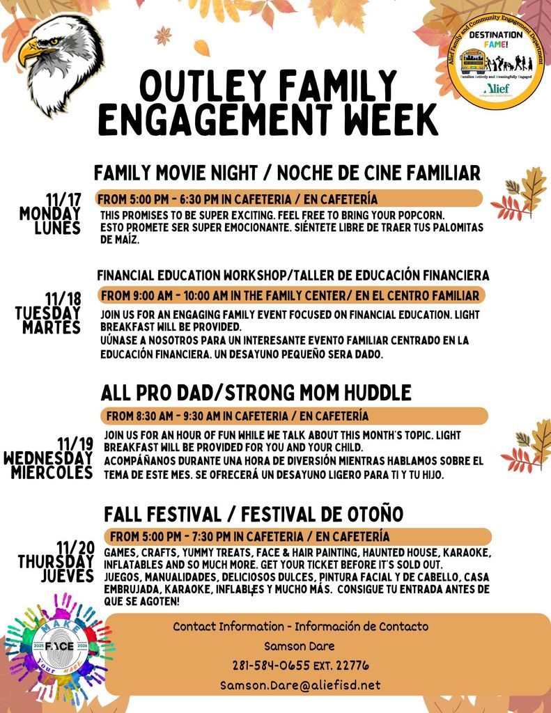 Outley Family Engagement Week