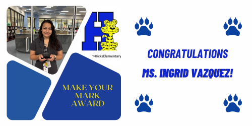 Make your Mark Award winner Ingrid Vasquez