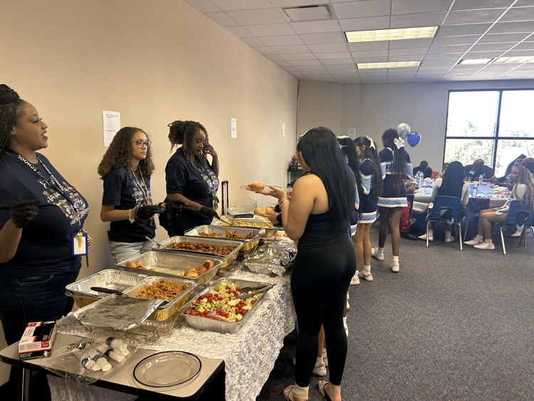 The Senior Banquet was a beautiful celebration of our Great senior cheerleaders! 💙 Thank you for leading with heart, spirit, and pride — you’ll always be part of the Elsik family! #SeniorRams #elsikcheer