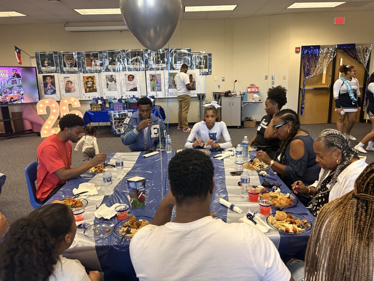 The Senior Banquet was a beautiful celebration of our Great senior cheerleaders! 💙 Thank you for leading with heart, spirit, and pride — you’ll always be part of the Elsik family! #SeniorRams #elsikcheer