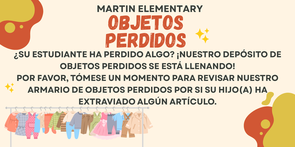 Martin Elementary Objetos Perdidos