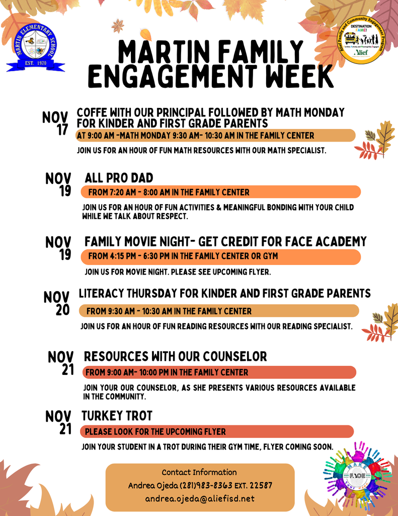 Martin Engagement Week!