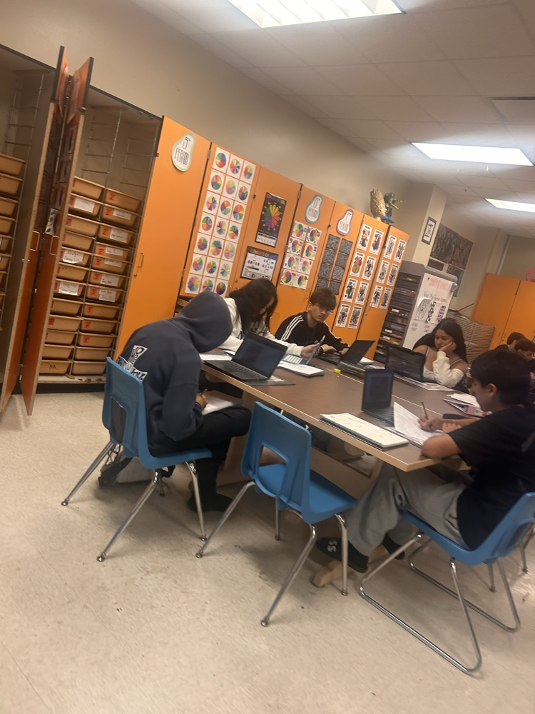 Creativity in action! Our art students have been busy crafting, sketching, and designing. Their hard work is truly inspiring. #RamNation