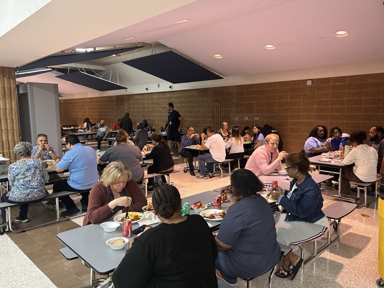 Thank you to our Elsik High School staff for joining us at our Thanksgiving Luncheon today. We appreciate your hard work, dedication, and the heart you bring to our campus each day.