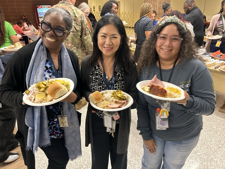 Thank you to our Elsik High School staff for joining us at our Thanksgiving Luncheon today. We appreciate your hard work, dedication, and the heart you bring to our campus each day.