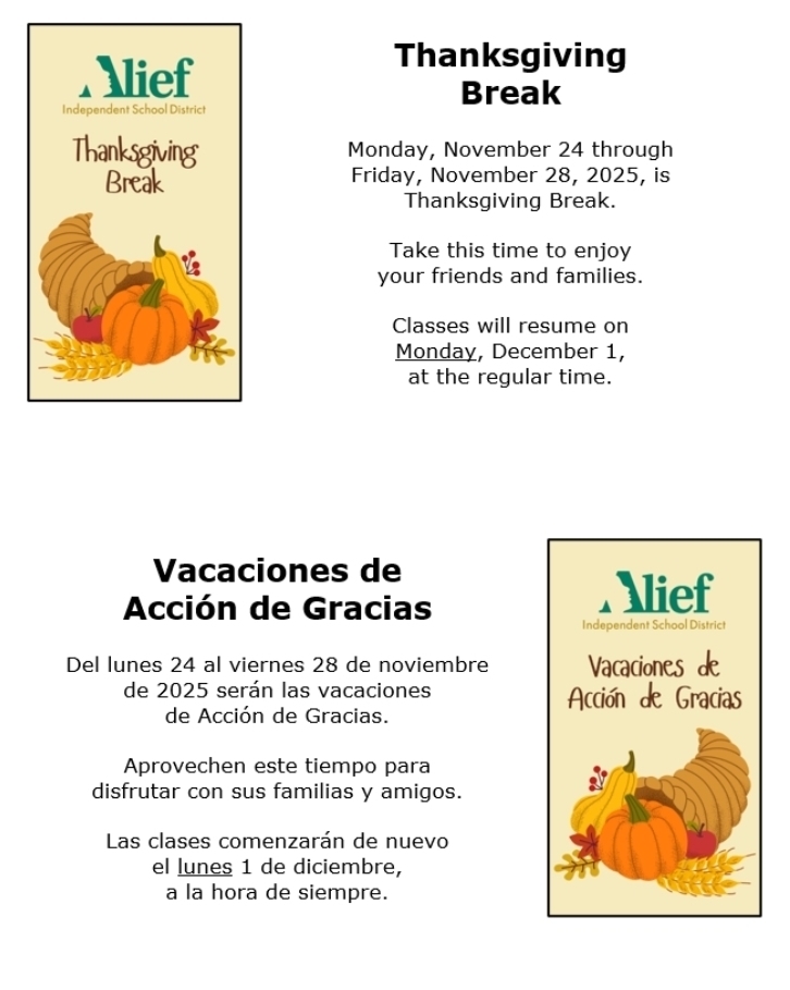 Thanksgiving Break Flyer