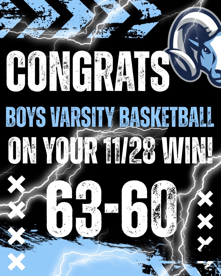 Huge congratulations to our young men for earning a hard-fought 63β60 road win over a strong Fort Bend Bush team! Their perseverance and heart made all the difference tonight. #RamNation