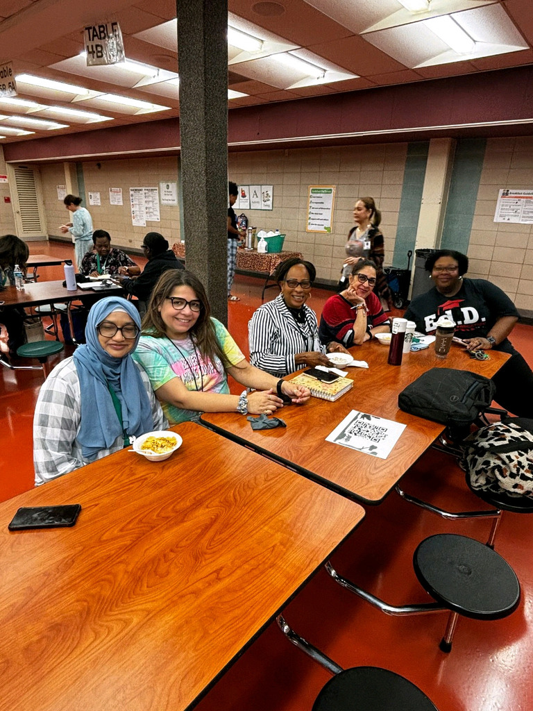Teachers eating breakfast!