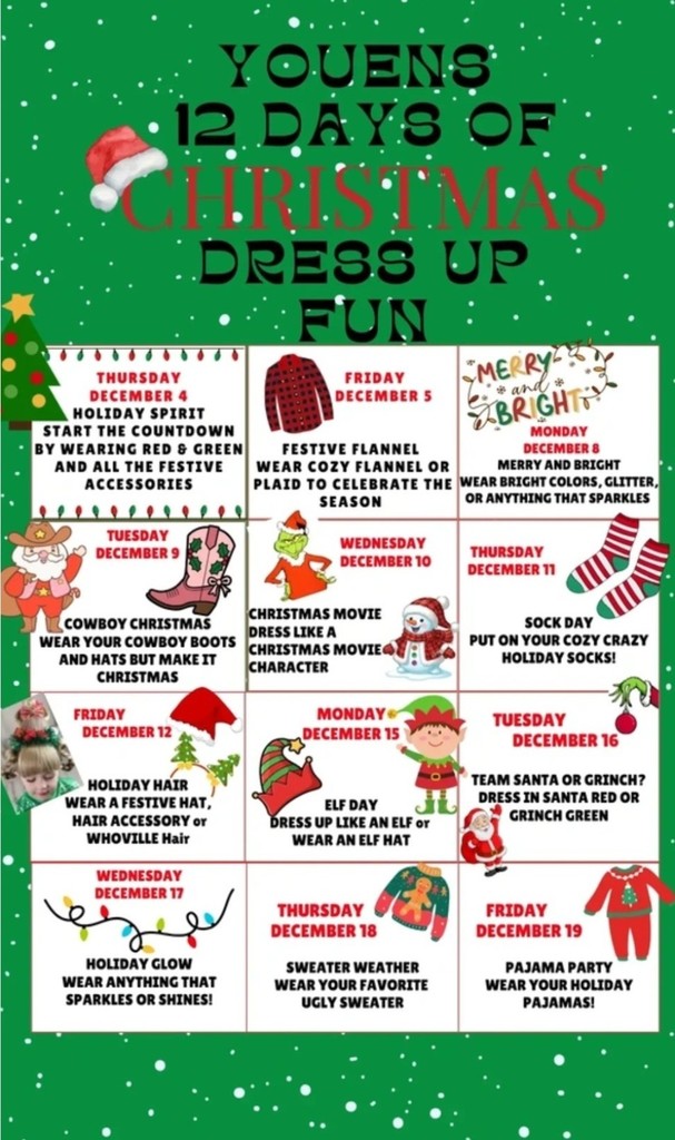 12 days of xmas flyer