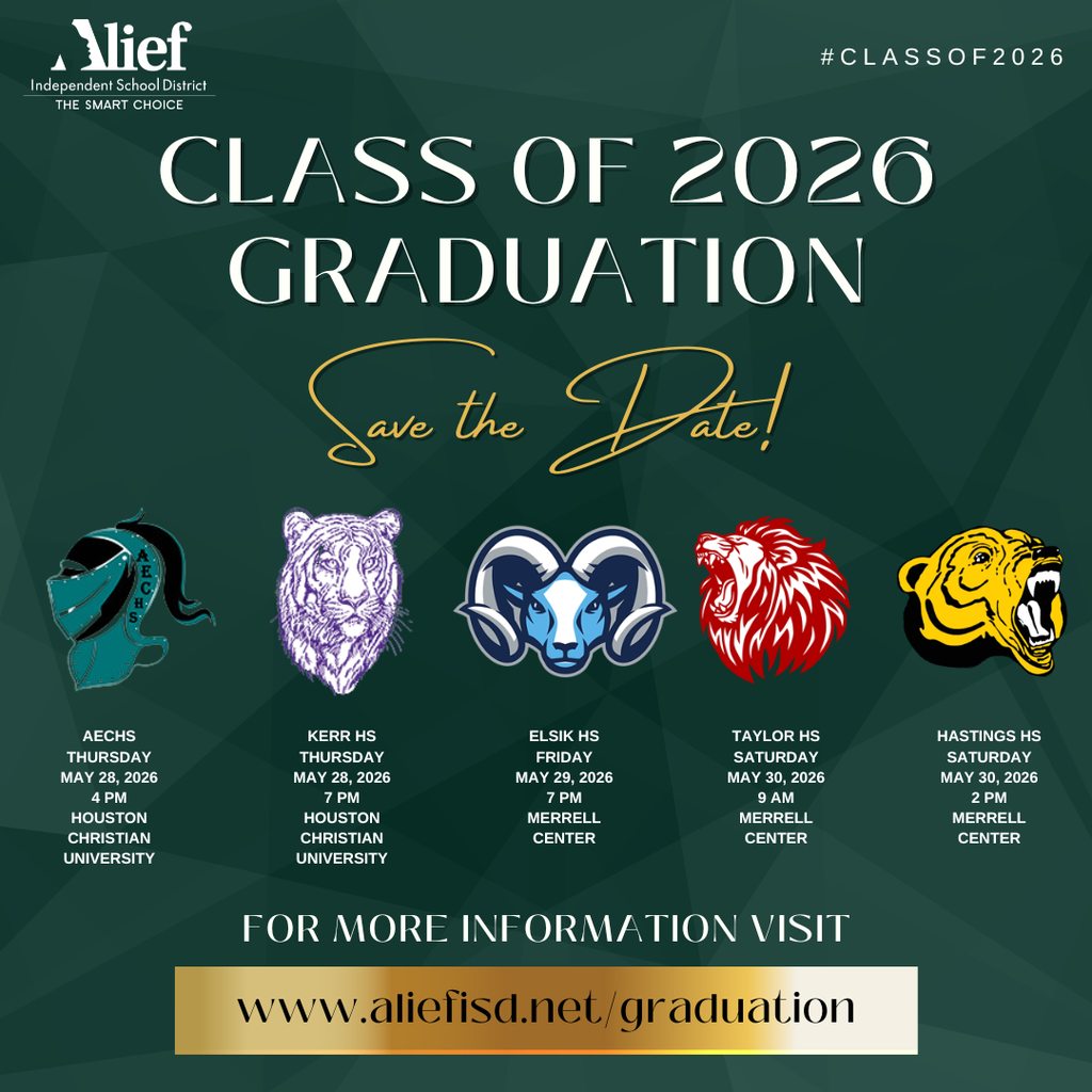 Class of 2026 Graduation Schedule