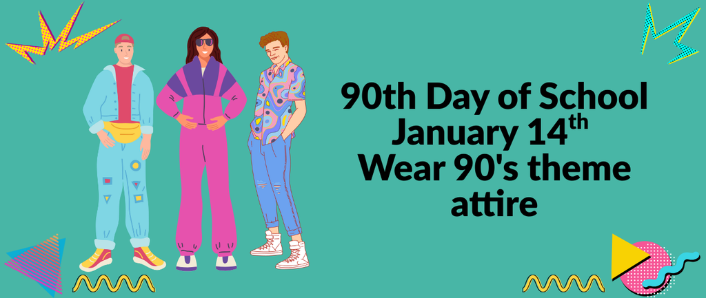 Green background with cartoon people in colorful clothes