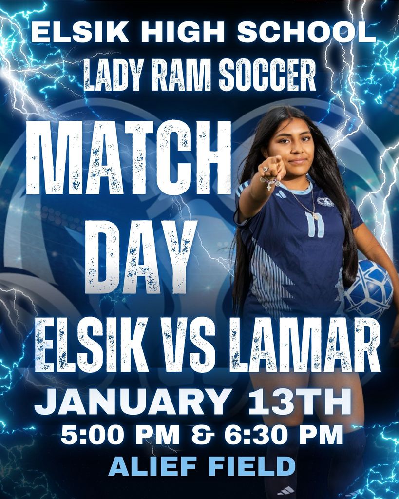 Our Lady Ram JV & Varsity Soccer team faces off against Lamar Consolidated High School at Alief Field, this January 13th! #RamNation 